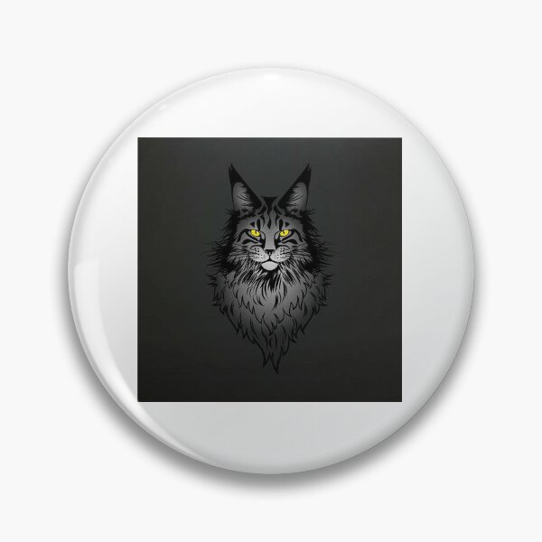 Item preview, Mystisk Lodjursliknande Katt – Grafisk Illustration designed and sold by ProSnX.