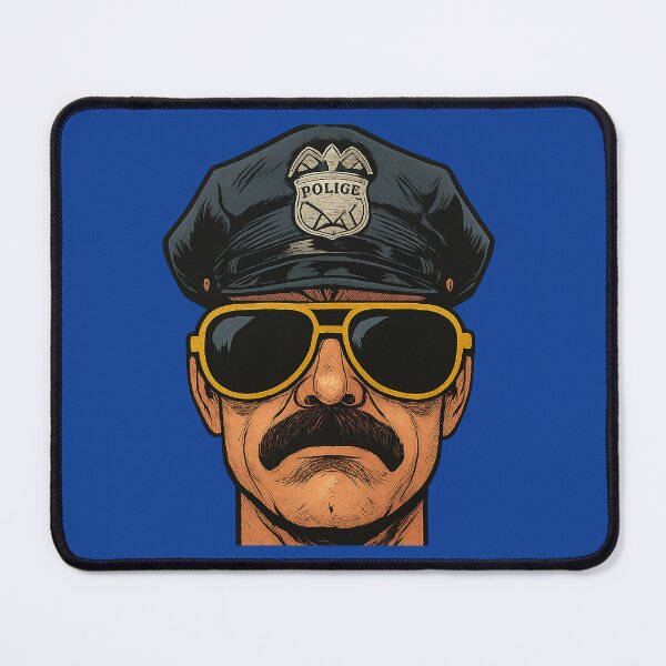 Item preview, Retro Police Officer – Vintage Cop Illustration designed and sold by janbo93.