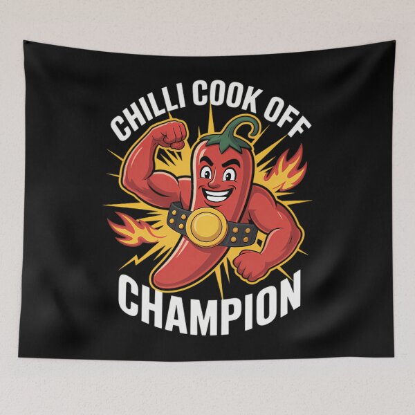 Item preview,  Funny Chili Cook Off Champion Chef Peppers Tees Spicy Food  designed and sold by Zephyr6Dragon.