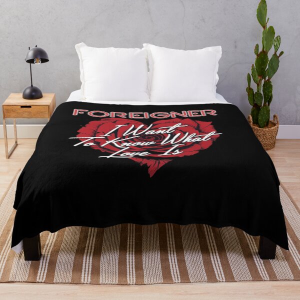 Item preview, Foreigner – I Want to Know What Love Is (Red Rose Heart) designed and sold by ketttitisandnon.