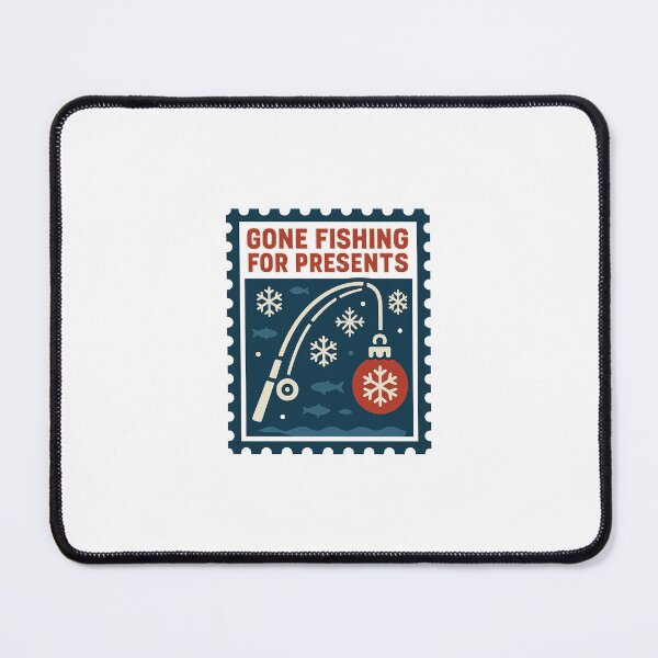 Item preview, Fishing Christmas Shirt - Hooked on Christmas Angler Holiday Tee designed and sold by BreakthroughW.