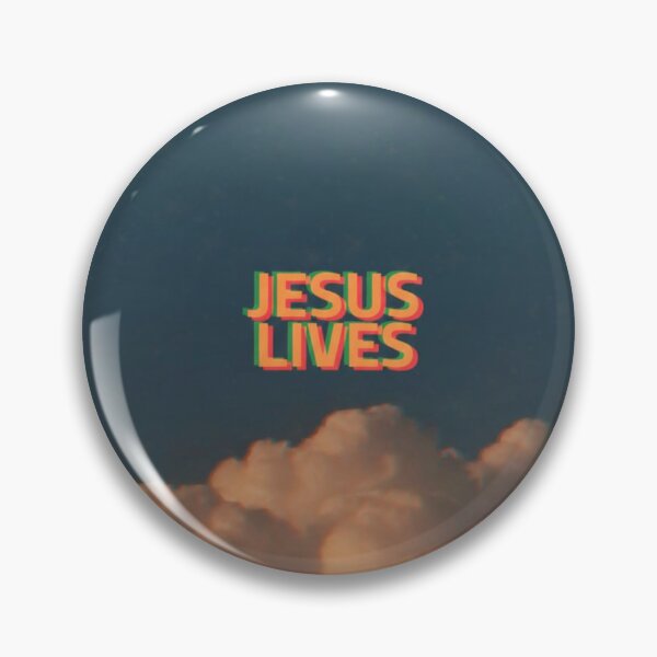 Item preview, JESUS LIVES Glitch Effect Sunset Clouds Tee designed and sold by FitnWear.