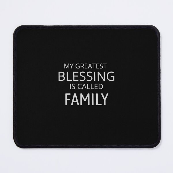 Item preview, My Greatest Blessing Is Called Family Christian Quote Design for Stickers & Apparel designed and sold by Gahyl7.