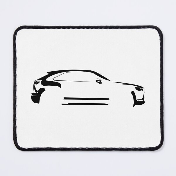 Item preview, MX-30 (2021) Minimalist Electric Car Silhouette (Black) designed and sold by FearnCreative.