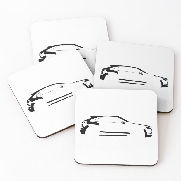 Item preview, MX-30 (2021) Minimalist Electric Car Silhouette (Black) designed and sold by FearnCreative.