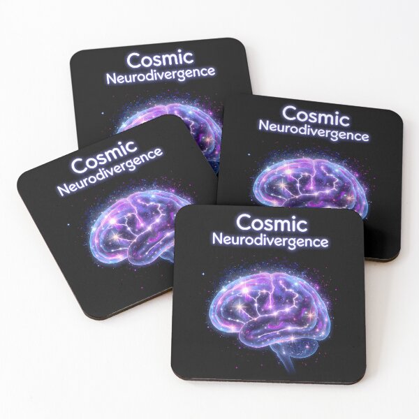 Item preview, “Cosmic Neurodivergence” Galactic Brain – Stellar Neurodiversity Pride Sci-Fi Aesthetic Design designed and sold by PureBrain.