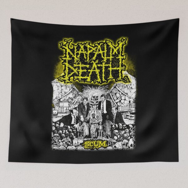 Item preview,  Scum By Napalms Deaths - Classic Old Schools Grindcore Deaths Metals  designed and sold by Zephyr6Dragon.