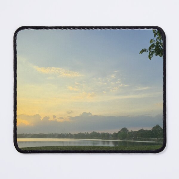 Item preview, Sunset Serenity – Peaceful Lake Landscape Art designed and sold by KRAL-Studios.