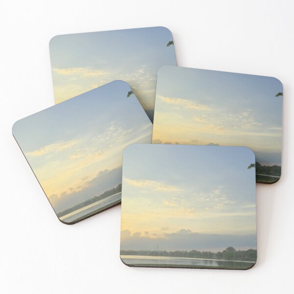 Item preview, Sunset Serenity – Peaceful Lake Landscape Art designed and sold by KRAL-Studios.