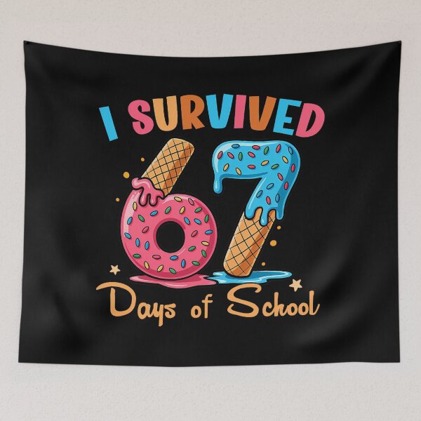 Item preview, Funny Student Meme Days Teacher 67 Survived I School of 67 Classic designed and sold by SteveSaccoro.