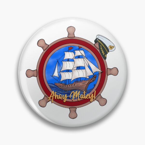 Item preview, Ahoy Matey Nautical themed design designed and sold by DaveDanchuk.