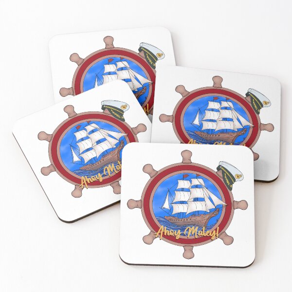 Item preview, Ahoy Matey Nautical themed design designed and sold by DaveDanchuk.