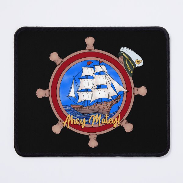 Item preview, Ahoy Matey Nautical themed design designed and sold by DaveDanchuk.