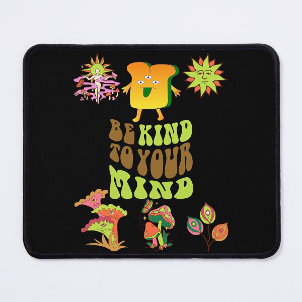 Item preview, Be Kind To Your Mind - Trippy Golden Toast  designed and sold by MusikalTales.