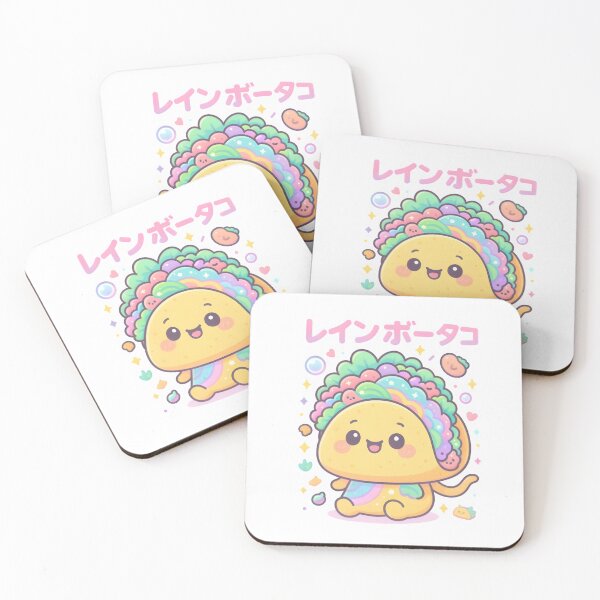 Item preview, Pastel Rainbow Taco Kawaii Cute Food Aesthetic – Adorable Chibi Taco Illustration designed and sold by Snackwear Apparel.