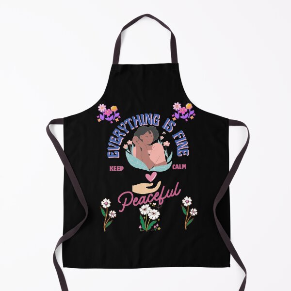 Item preview,  Everything Is Fine - Keep Calm Peaceful Lady Resting designed and sold by MusikalTales.