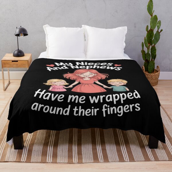 Item preview, My Nieces and Nephews Have Me Wrapped Around Their Finger designed and sold by FndPardaL.