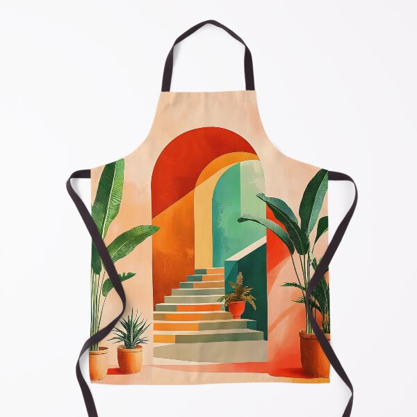 Item preview, Southwestern-Style Colorful Entrance With Steps To Hacienda designed and sold by DEC02.