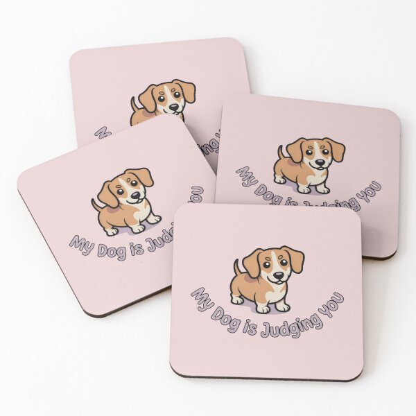 Item preview, My Dog Is Judging You Cute Cartoon Pet Humor Design designed and sold by SplashTastic.