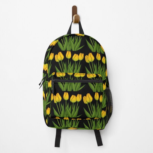 Item preview, Yellow Tulip Garden Seamless Pattern designed and sold by Templateloom.