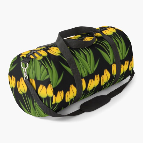 Item preview, Yellow Tulip Garden Seamless Pattern designed and sold by Templateloom.
