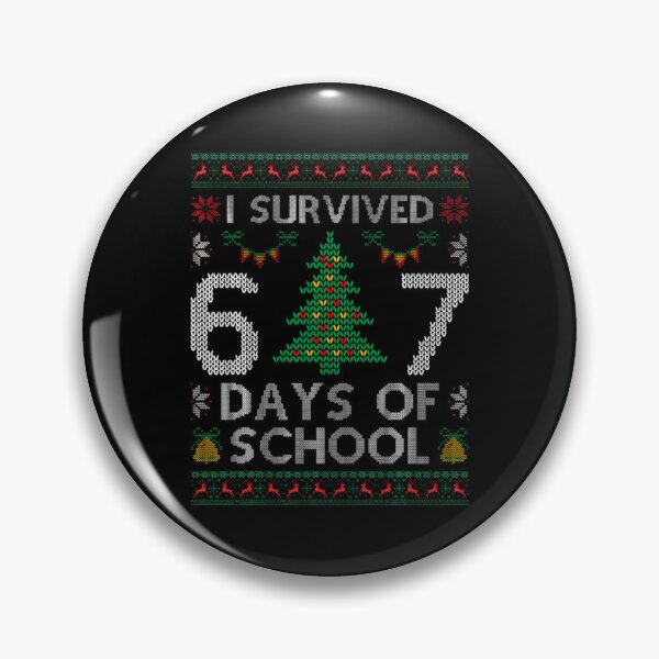 Item preview, of School Funny 67 Meme Student Teacher 67 Days Survived Classic I designed and sold by SteveSaccoro.