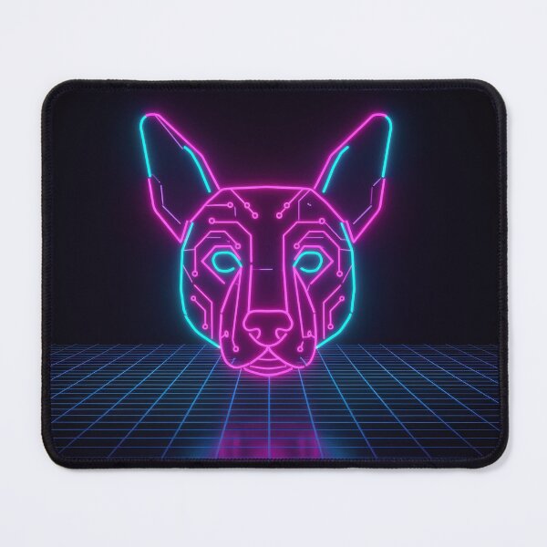 Item preview, Cyberpunk Panther Neon Circuit Face designed and sold by TheCalmEdit.