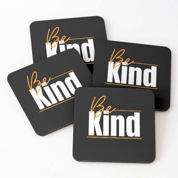 Item preview, Orange Script "Be Kind" Minimalist Aesthetic T-Shirt - Inspiring & Bold Typography  designed and sold by Tiatooty.
