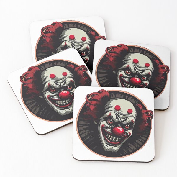 Item preview, Evil Creepy Clown Horror Face Artwork designed and sold by ZetaDream.