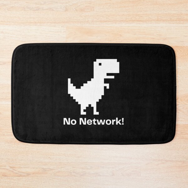 Item preview, No Network Dinosaur Chrome Dino Runner Meme Graphic designed and sold by HUMORONCOTTON.