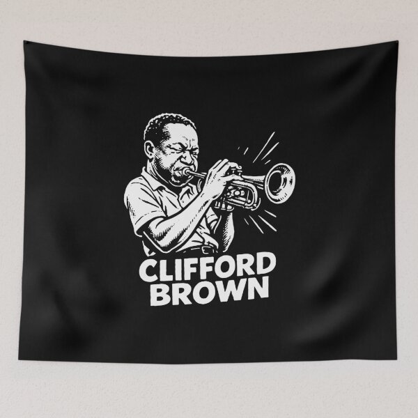 Item preview, Clifford Brown Jazz Trumpet Portrait designed and sold by Boogosh.