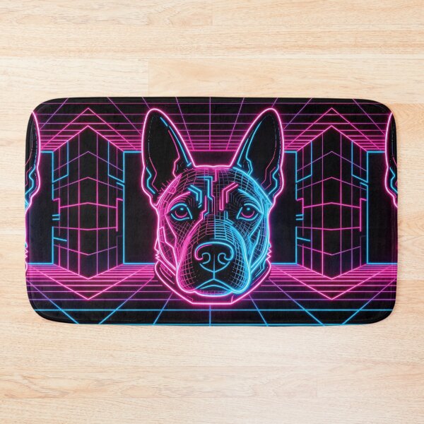 Item preview, Neon Cyber Dog in Virtual Grid Realm designed and sold by TheCalmEdit.