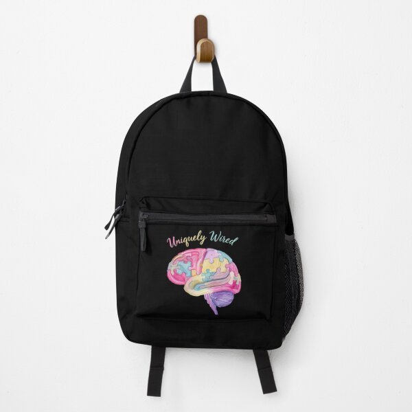 Item preview, Uniquely Wired – Colorful Neurodiversity Brain Puzzle Art | Autism & ADHD Positive Design designed and sold by PureBrain.