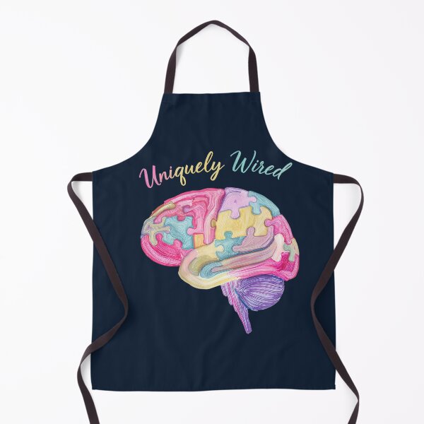 Item preview, Uniquely Wired – Colorful Neurodiversity Brain Puzzle Art | Autism & ADHD Positive Design designed and sold by PureBrain.