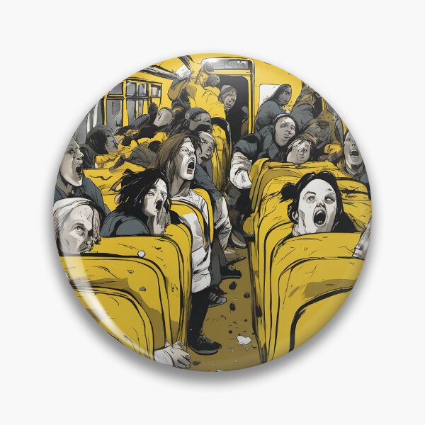 Item preview, Panic on the school bus (distressed comic style) designed and sold by Oximus.