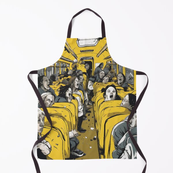 Item preview, Panic on the school bus (distressed comic style) designed and sold by Oximus.