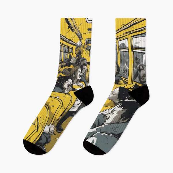 Item preview, Panic on the school bus (distressed comic style) designed and sold by Oximus.