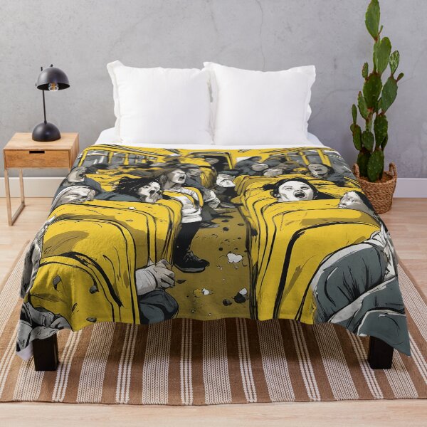 Item preview, Panic on the school bus (distressed comic style) designed and sold by Oximus.