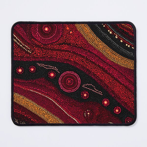 Item preview, Aboriginal Inspired Dot Art - Lava Field designed and sold by GrinGalore.