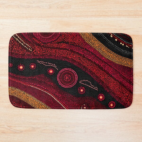 Item preview, Aboriginal Inspired Dot Art - Lava Field designed and sold by GrinGalore.