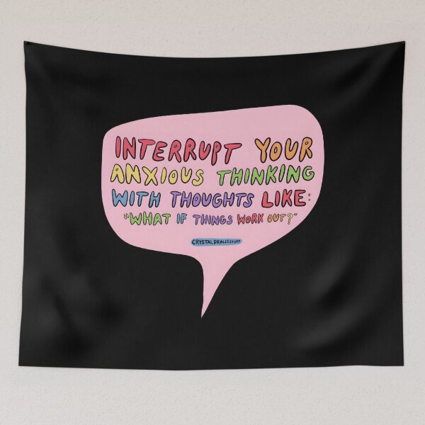 Item preview, Anxiety Quote Speech Bubble designed and sold by SaulSalinas.