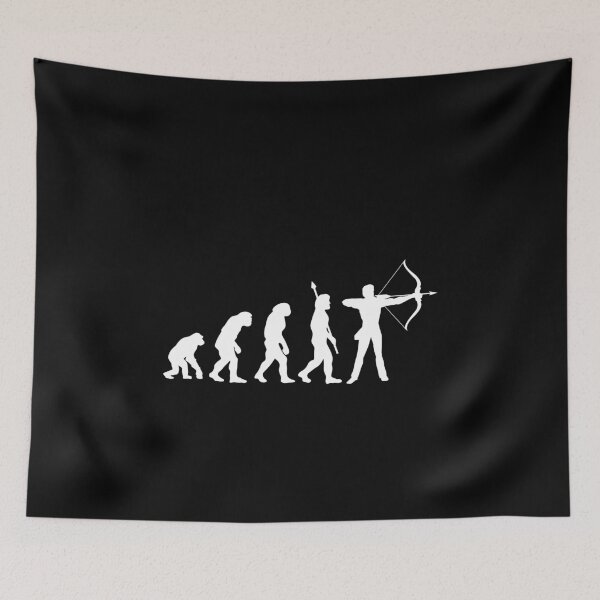 Item preview, Archery Evolution Funny Archer Darwin designed and sold by StrideSuccess.