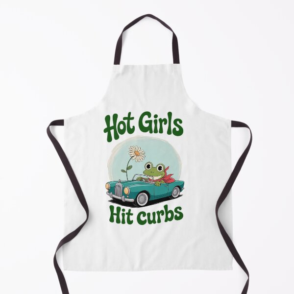 Item preview, Sarcastic Frog for Women, Hot Girls Hit Curbs Funny Meme Top designed and sold by estellaken.
