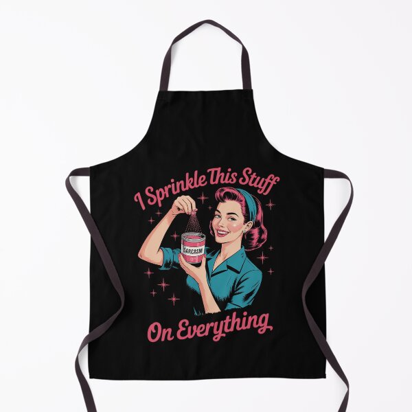 Item preview, Sarcasm Glitter Funny Retro Woman designed and sold by TiredPack.