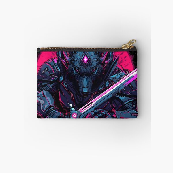 Item preview, Cyber Wolf Samurai Neon Warrior designed and sold by SoulenCify.