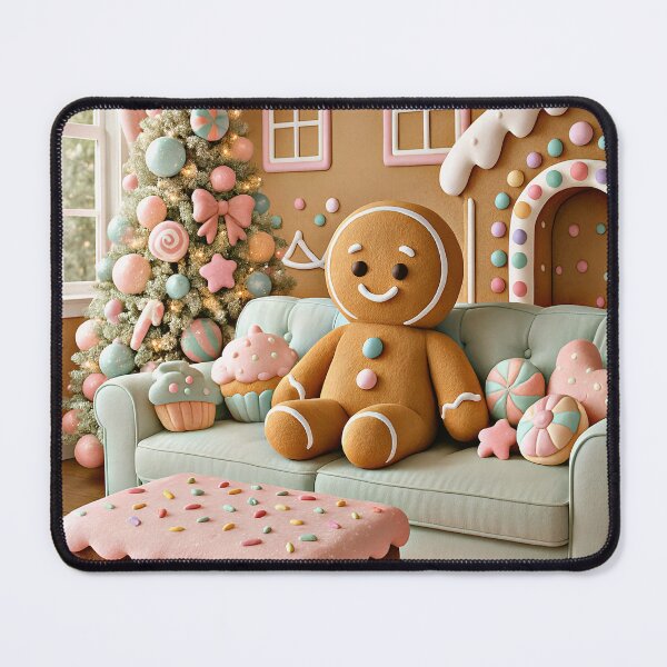 Item preview, Gingerbreadman at Home for the Holidays  designed and sold by K3DreamKreation.