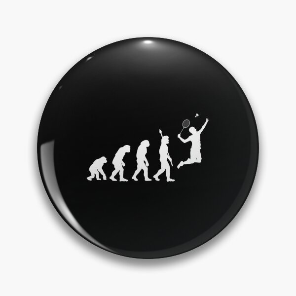 Item preview, Badminton Evolution Funny Badminton Player Darwin designed and sold by StrideSuccess.