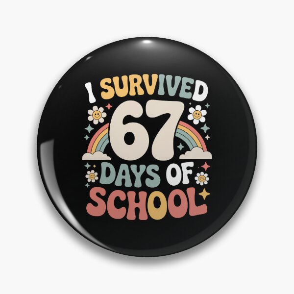 Item preview, Classic Student School of Funny 67 Days Meme I Survived 67 Teacher designed and sold by SteveSaccoro.