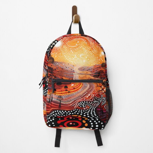 Item preview, Aboriginal Inspired Dot Art - The Path to Solar Energy designed and sold by GrinGalore.