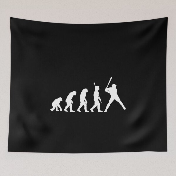 Item preview, Baseball Evolution Funny Baseball Player Darwin designed and sold by StrideSuccess.
